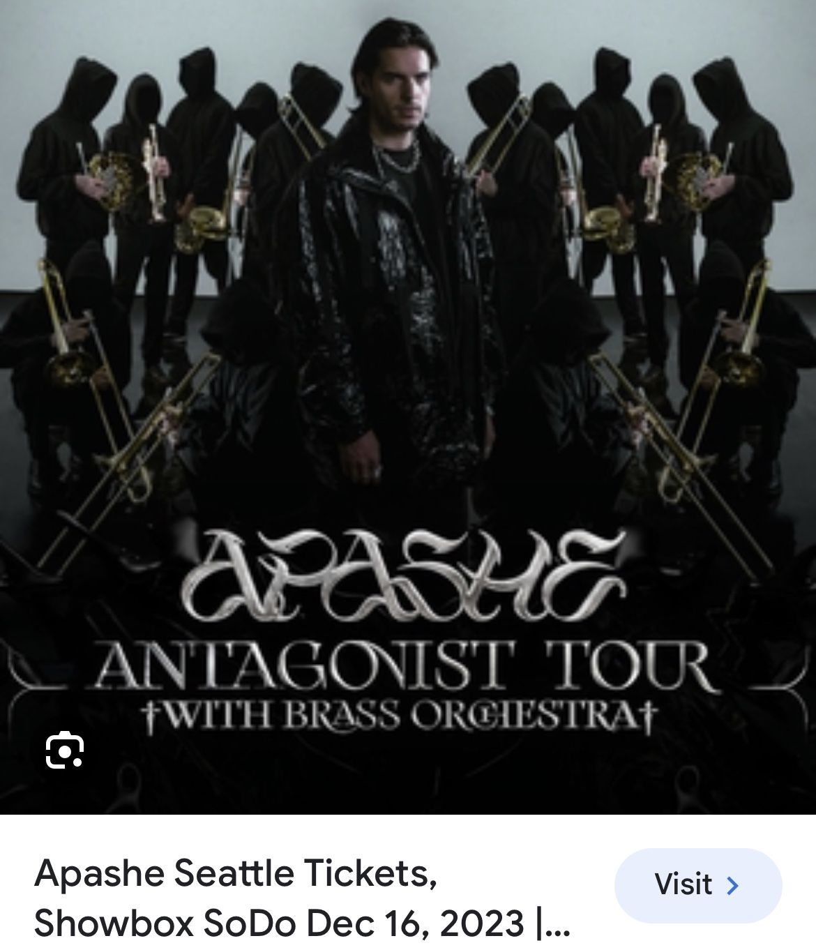 Apashe tickets