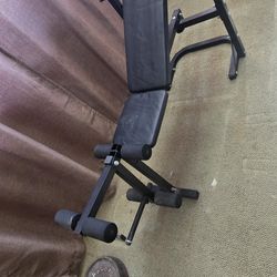 Weight Bench And Weights