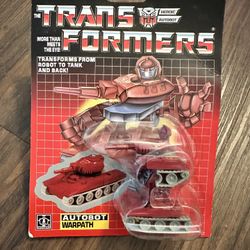 MOSC Factory Sealed Vintage Original 1985 Takara Hasbro Transformers G1 Warpath Action Figure