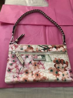 Floral Convertible Wristlet Brand New Dana Buchman 