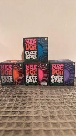 Nee Doh Fuzz Ball Velvet Squeeze - price for 1