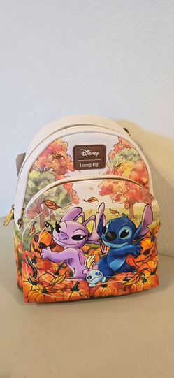 Disney Loungefly Stitch and Angel Halloween Mini Backpack
