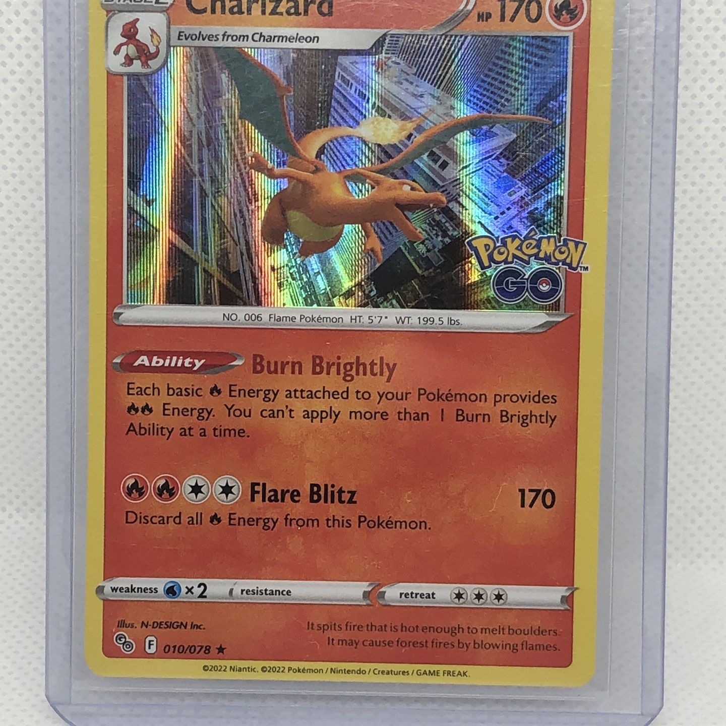 charizard pokemon card hp 170 Charizard Pokemon GO s10b 010/071 Japanese Perfect CGC 10 – TBC Games