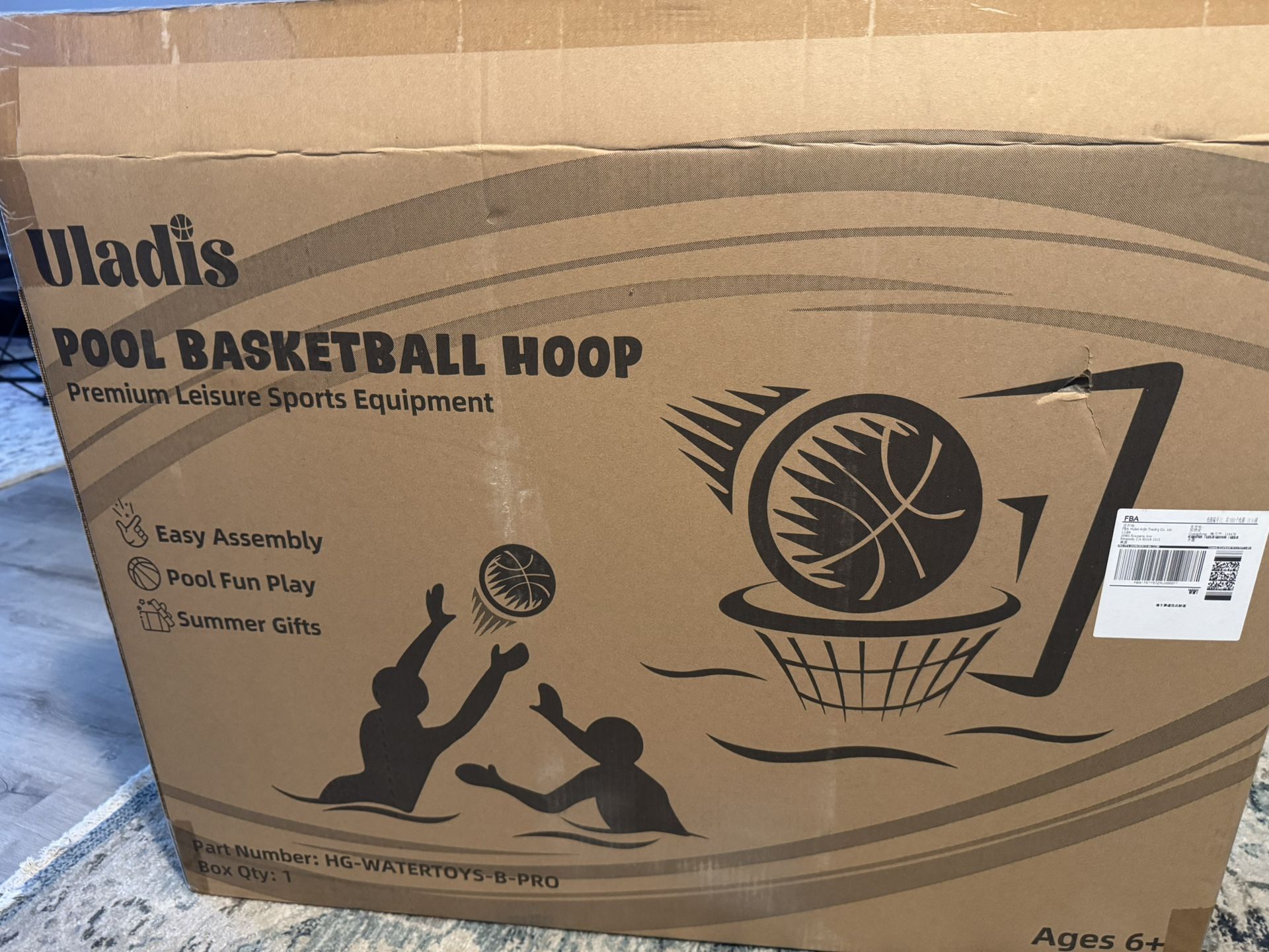 Pool Basketball Hoop Set