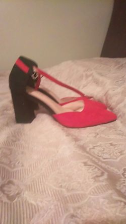 Woman high heels shoes