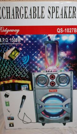 📢Bluetooth speaker sd card slot usb flash drive fm radio microphone included for karaoke🎶