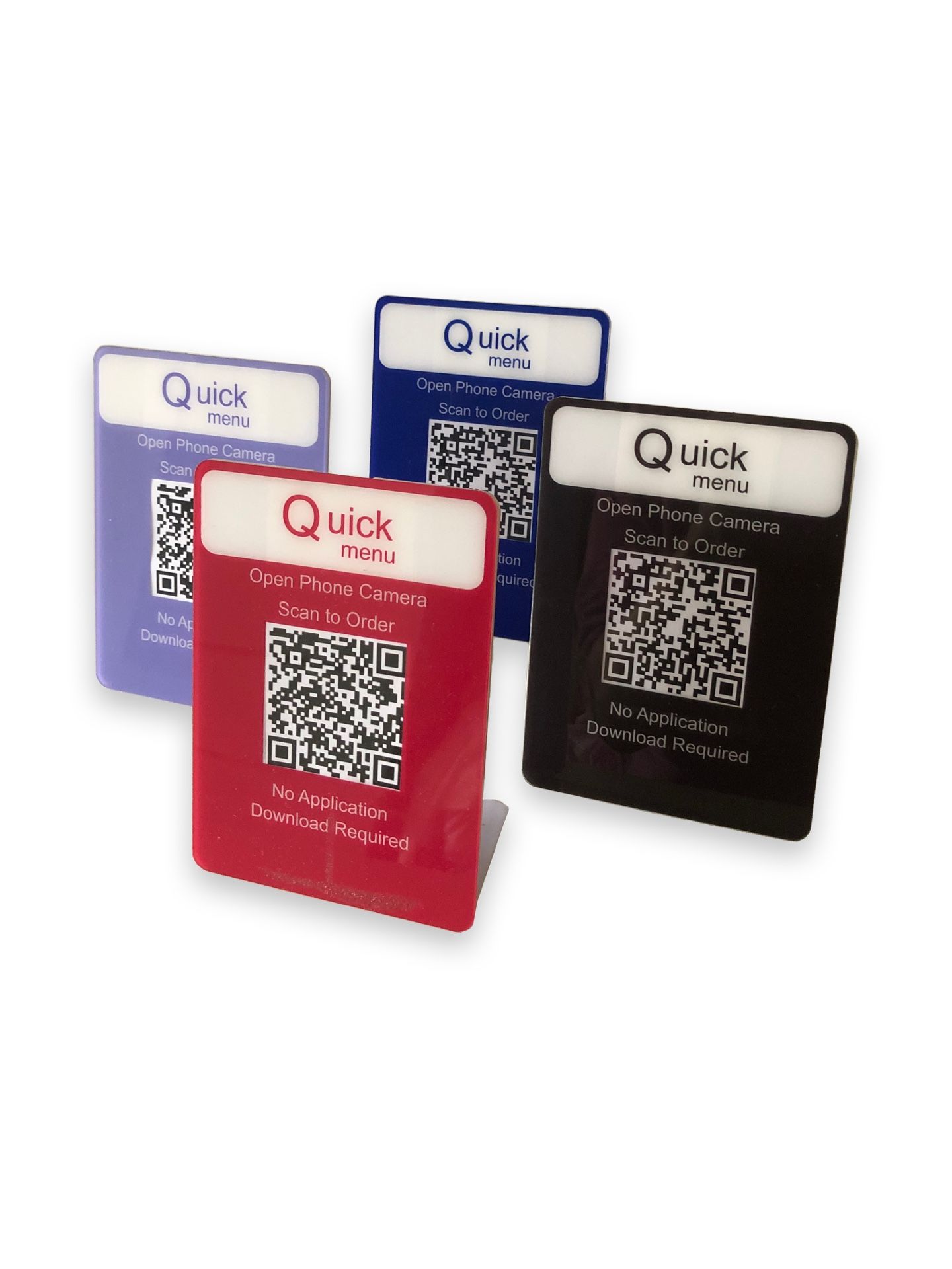 QR code display stand holder