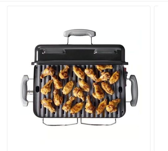 Weber Go Anywhere Burner Liquid Propane Grill Black