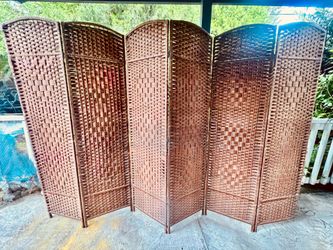 VTG Boho 6 Panel Room Divider