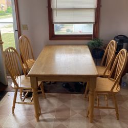 Table And 4 Chairs 