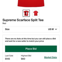 Supreme Scarface Split Tee Collection