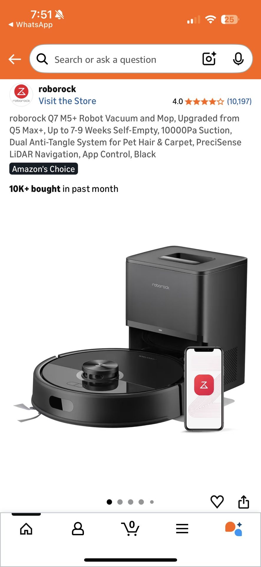 roborock Q7 M5+ Robot Vacuum and Mop