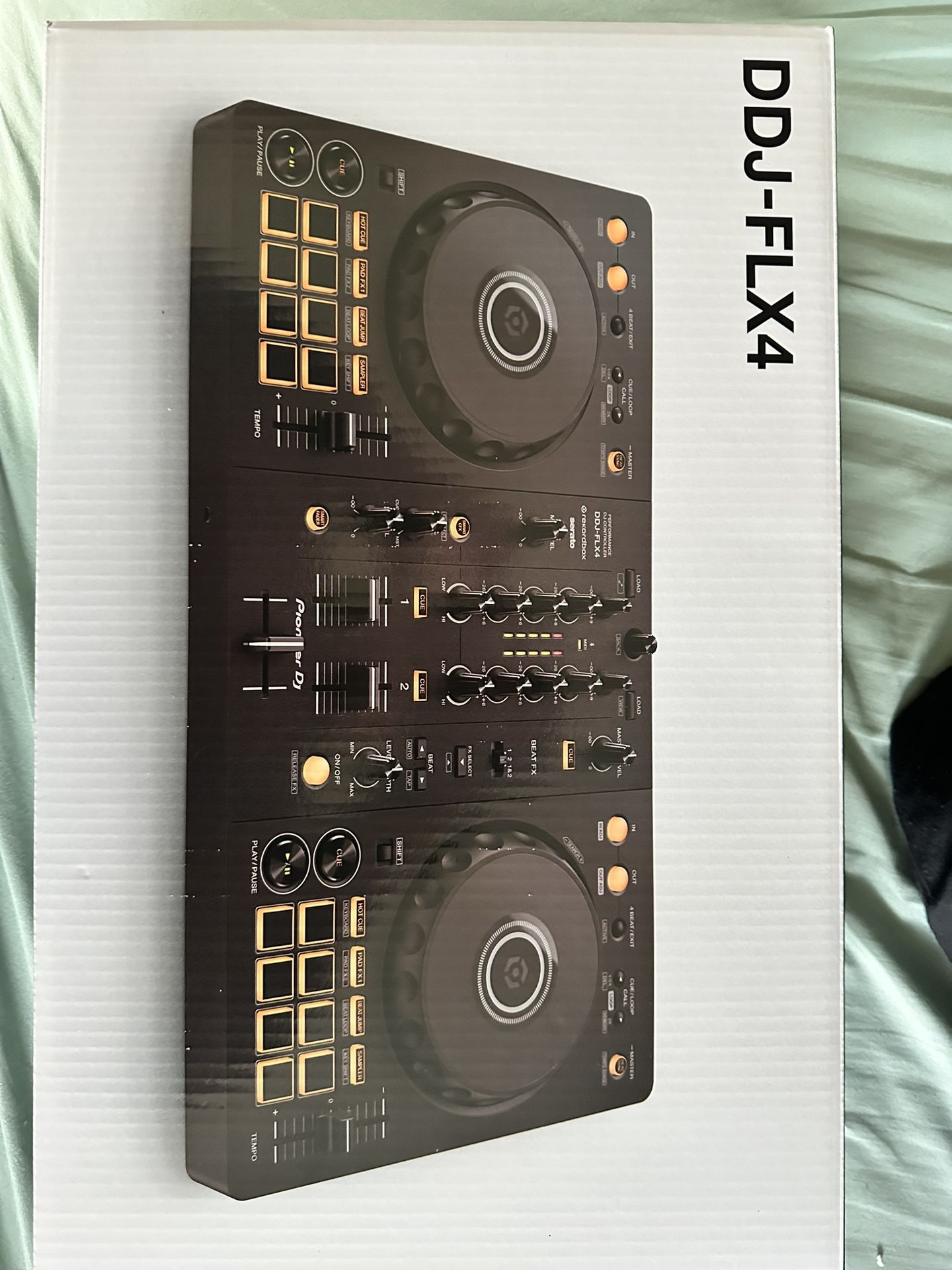 Pioneer DJ DDJFLX4 2deck Rekordbox and Serato DJ Controller