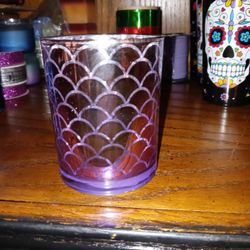 NEW Magenta Mermaid style candle holders