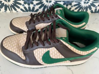 Nike dunk 6.0 hemp and green size 12