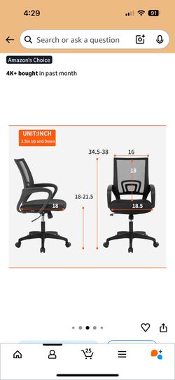 Home Office Chair On Wheels Set Of 2