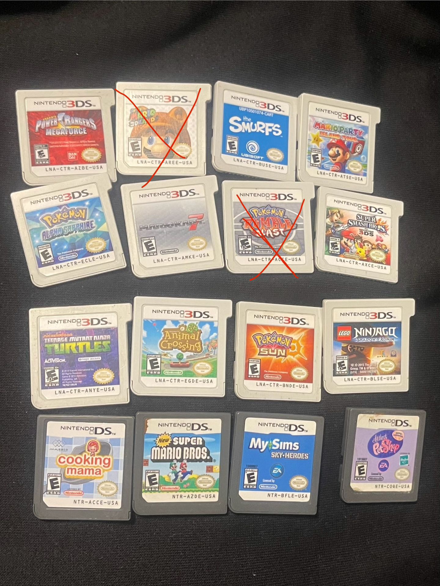 2DS And 3DS games 