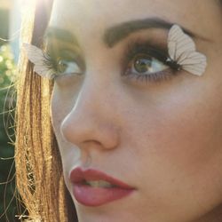 Fairy/Butterfly False Eyelashes in Opal