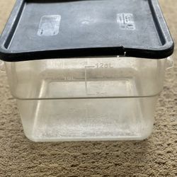 Old Hard Plastic Container, Good Condition 