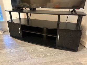 Black Tv Stand/ Entertainment Center