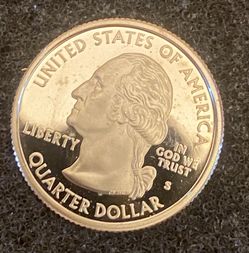 25 cents 2007 S. Proof