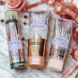 Bath & Body Works “Champagne Toast” Body Care Set