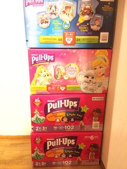 New boxes Huggies pull ups DAY/NIGHT