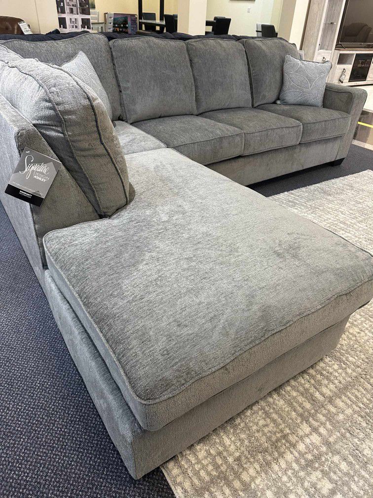 Altari Alloy L Shaped Sectional Sofa With Chaise 