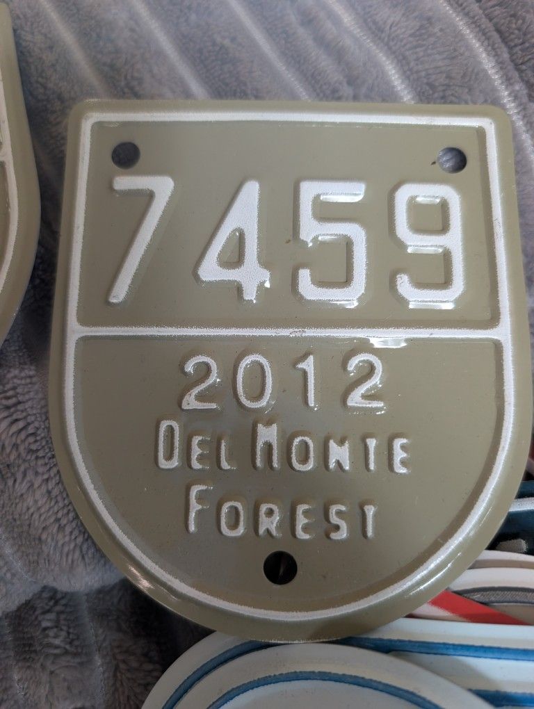 Del Monte Forest Collectible License Plates