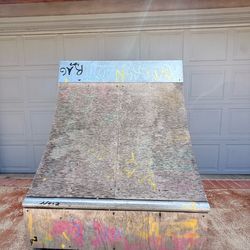 Backyard Skate Ramp + Grind Rail – Complete Setup