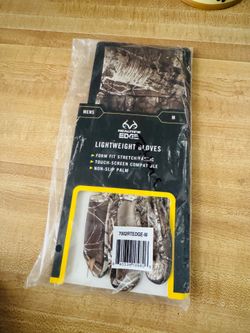Men’s RealTree Edge Light Weighted Gloves! Brand new! See all pics!
