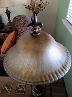 Prescott bronze glass table 2024 lamp shade replacement