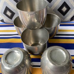 Set Of 6 Jefferson Cups -pewter Handmade By Shirley 