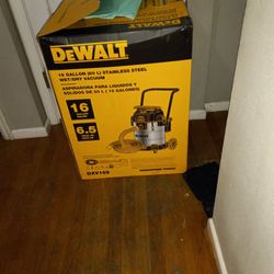 Brand New Dewalt Shop-Vac 16 Gallon Stainless Steel Still In The Box