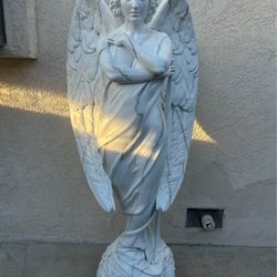 Not free Custom 6ft Guardian Angel Statue – Hand Finished Decorative Sculpture read description