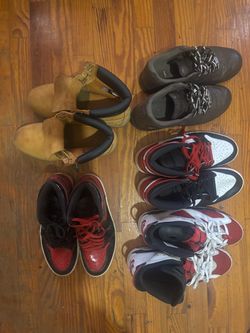 Mixed Sneaker Lot – Jordan 1s, Timberlands & More