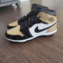 Jordan 1 Mid football cleats size 16