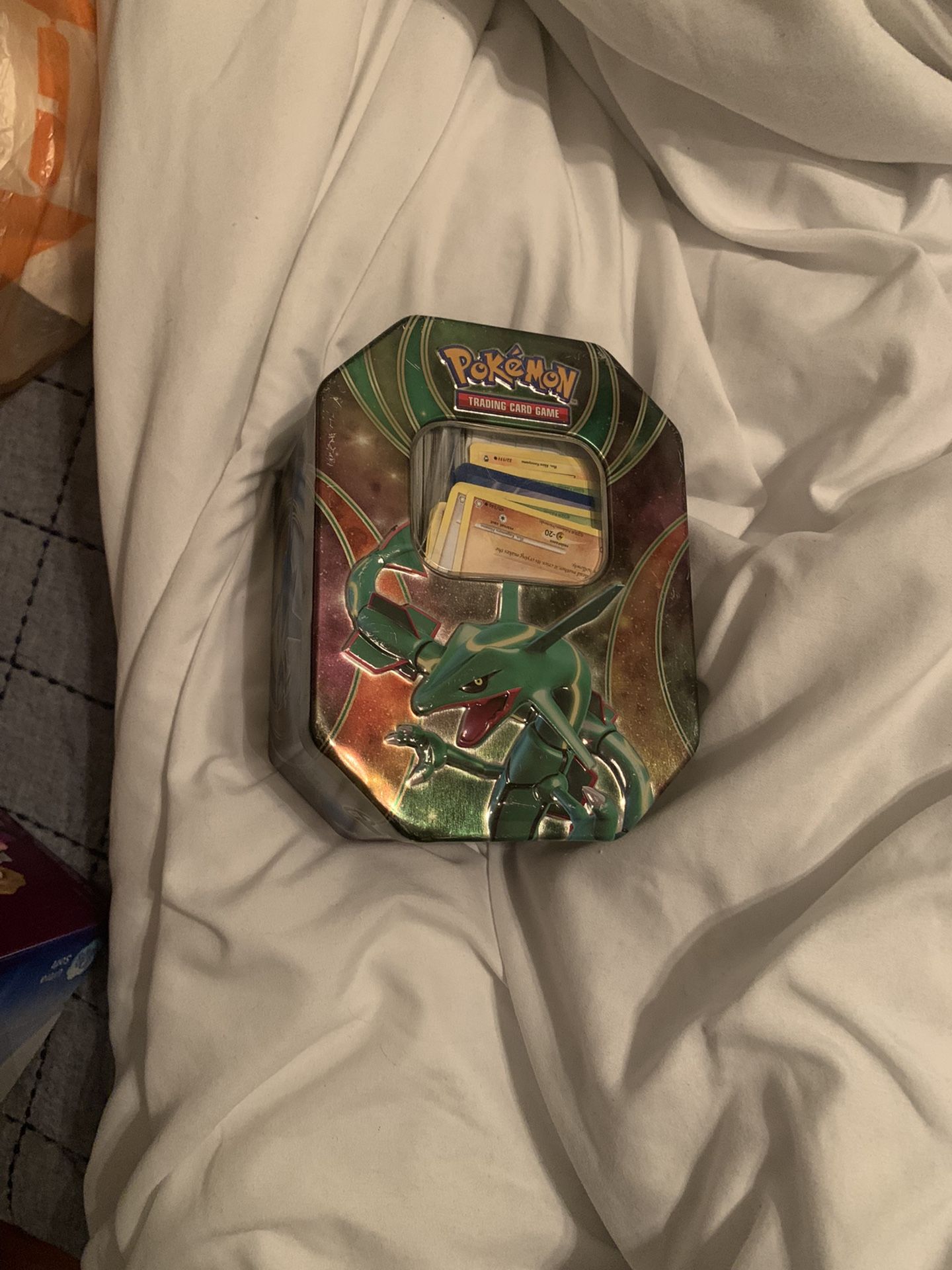 Tin of pokemon cards