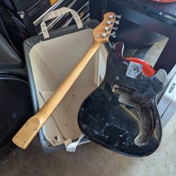 Bass Guitar Body and Neck