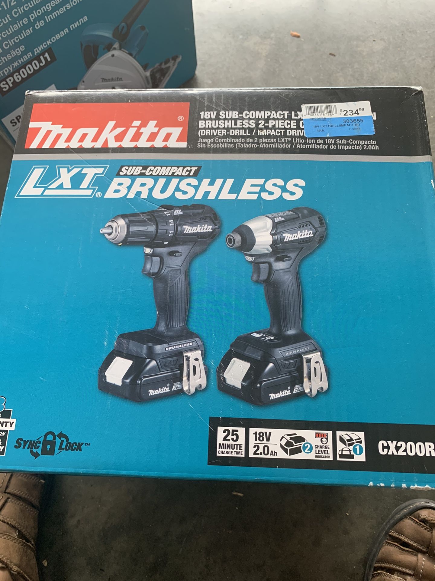 Makita combo 2- piece impact and drill