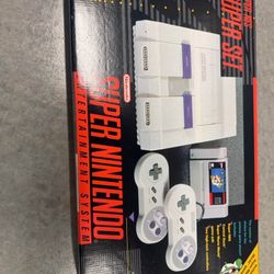 Super Nintendo With Super Mario Game