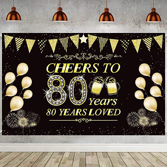 80th Birthday Banners (2)