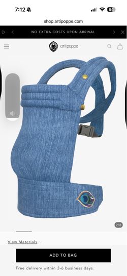 Artipoppe carrier In Denim
