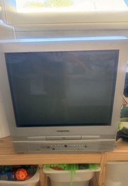 Magnavox 20" CRT TV with Built-in DVD Player - Tested Working