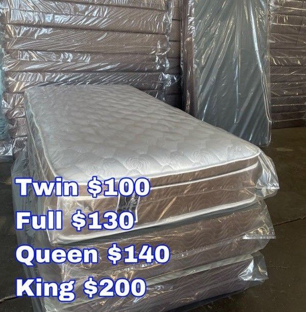 New Queen Pillow Top