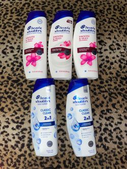 5🔥12.5 Fl oz head & shoulders all 5 for $25 firm on price