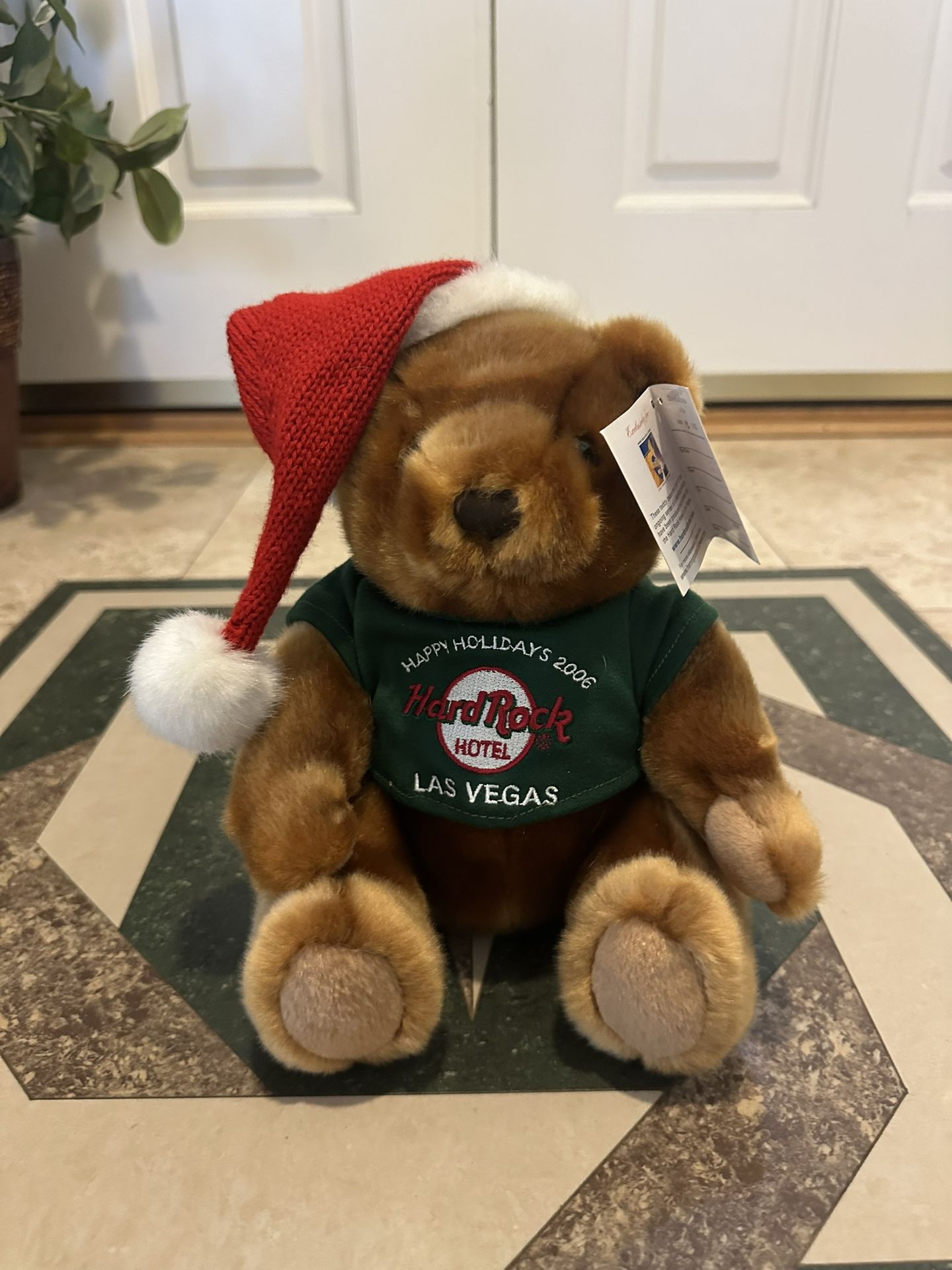 2006 Limited Edition Hard Rock Hotel Holiday Teddy Bear