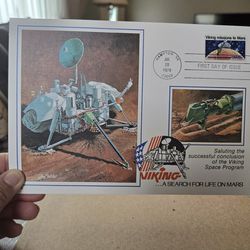 Viking A Search For Life For Mars Card And Stamp