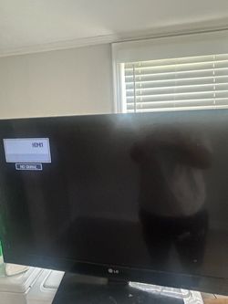 Large 32 inch flat screen with stand