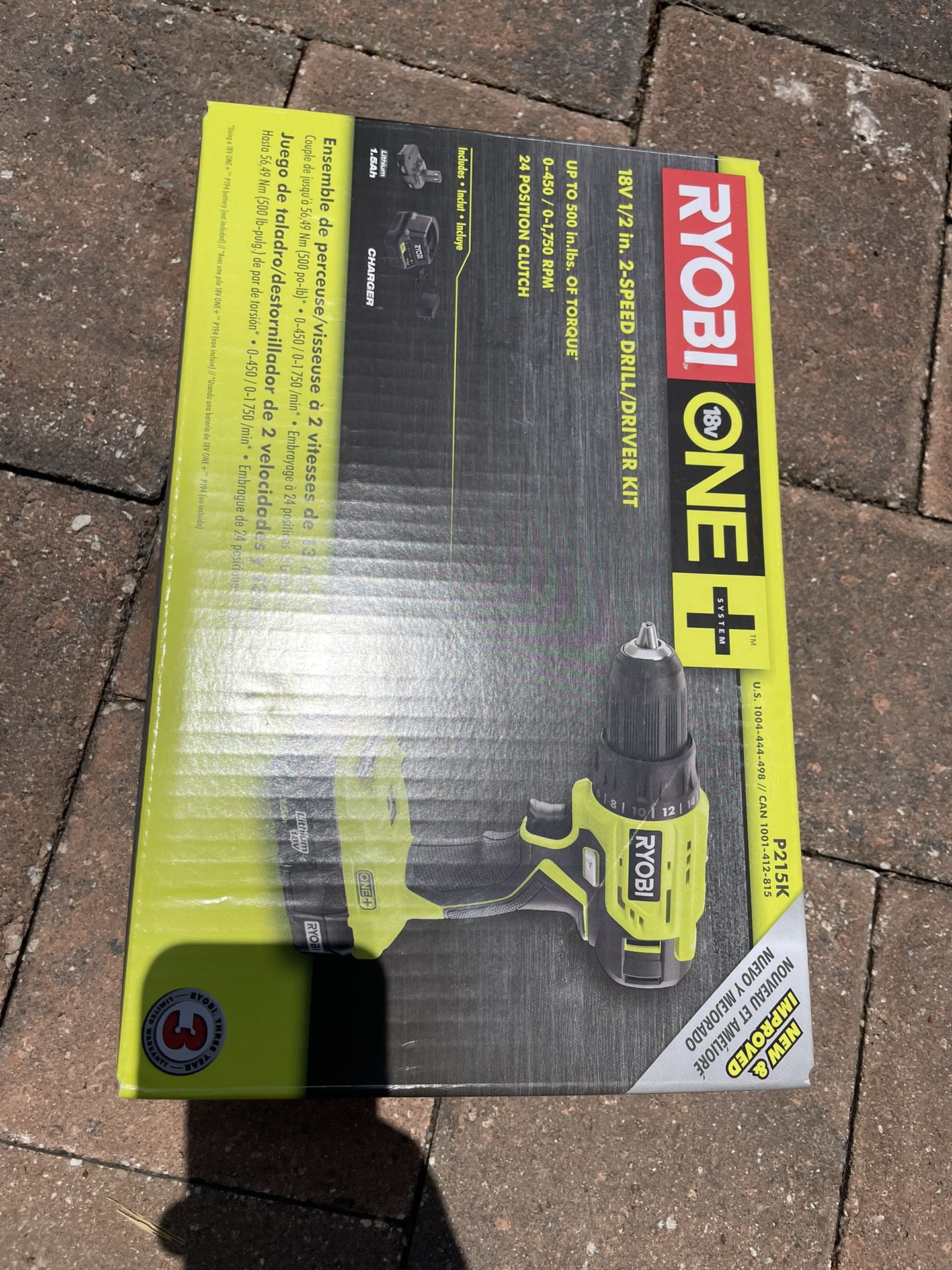 Ryobi Drill With Battery And Charger